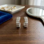 Rineva Celestia Crystal Hoop Earrings - Image 3