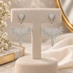 Rineva Celestia Wing Radiance Drop Earrings - Image 4