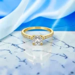 Rineva Classic Radiance Solitaire Ring - Image 4