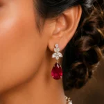 Rineva Crimson Royale Necklace Set - Image 3