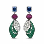 Rineva Emerald Royale Pearl Drop Earrings