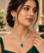 Rineva Emerald Royale Tennis Necklace Set - Image 5