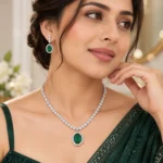Rineva Emerald Royale Tennis Necklace Set - Image 4