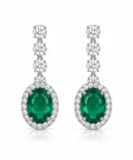 Rineva Emerald Royale Tennis Necklace Set - Image 4
