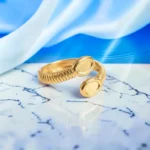 Rineva Golden Orbit Open Ring - Image 4