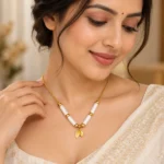 Rineva Ivory Bloom Charm Necklace - Image 2