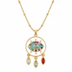 Rineva Nazar Royale Enamel Charm Pendant