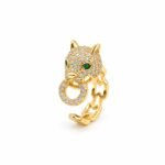 Rineva Panther Royale Charm Ring