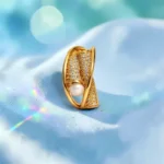 Rineva Pearl Veil Sculpted Ring - Image 3