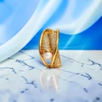 Rineva Pearl Veil Sculpted Ring - Image 4