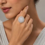 Rineva Radiant Bloom Statement Ring - Image 2
