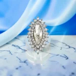 Rineva Regal Halo Marquise Ring - Image 3