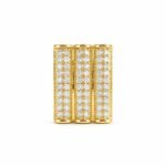 Rineva Regal Triple Bar Statement Ring