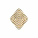 Rineva Royal Lattice Diamond Statement Ring