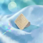 Rineva Royal Lattice Diamond Statement Ring - Image 4