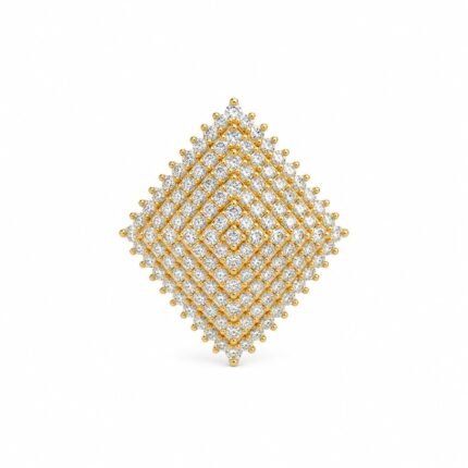Rineva Royal Lattice Diamond Statement Ring