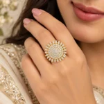 Rineva Royal Sunburst Statement Ring - Image 2