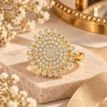 Rineva Royal Sunburst Statement Ring - Image 3