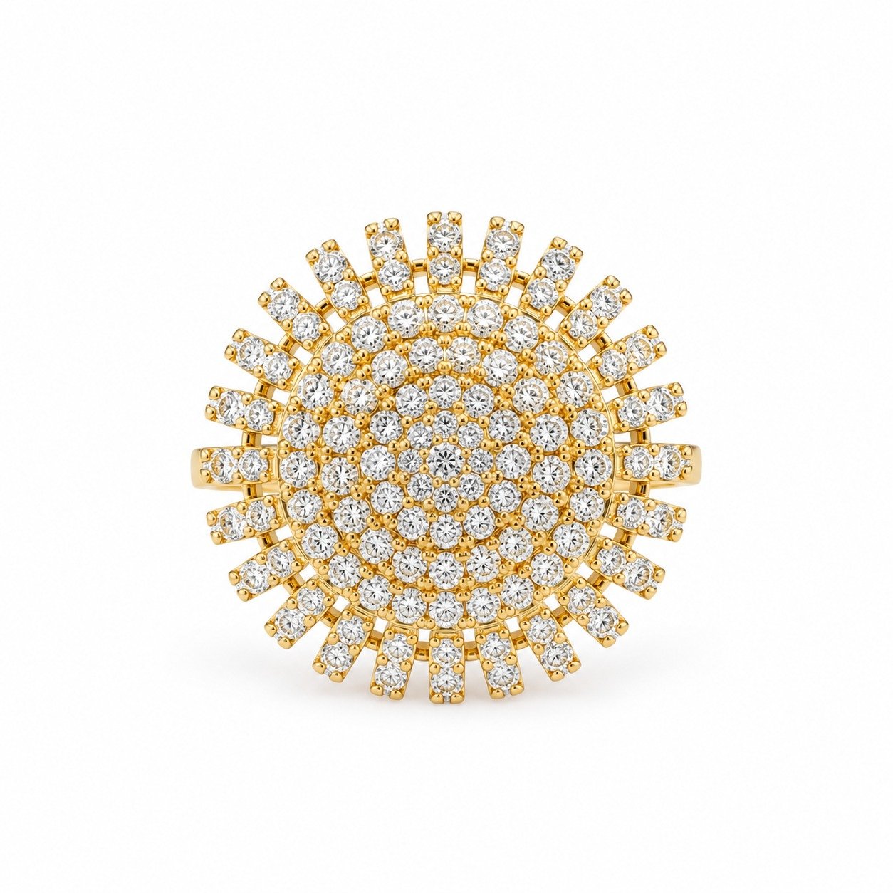 Rineva Royal Sunburst Statement Ring Rineva Royal Sunburst Statement Ring - Image 1