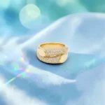 Rineva Royale Curve Pavé Ring - Image 4