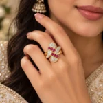 Rineva Ruby Bloom Elegance Ring - Image 2