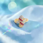 Rineva Ruby Bloom Elegance Ring - Image 3
