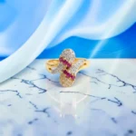 Rineva Ruby Bloom Elegance Ring - Image 4