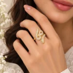 Rineva Serpentine Luxe Wrap Ring - Image 2