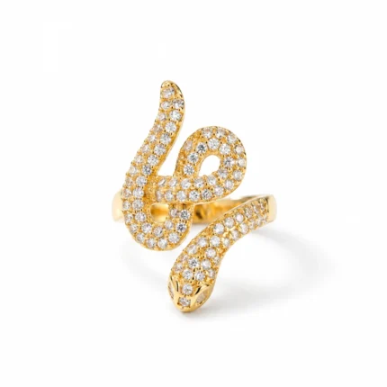 Rineva Serpentine Luxe Wrap Ring