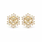 Rineva Soleil Empress Crystal Stud Earrings