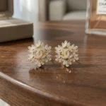 Rineva Soleil Empress Crystal Stud Earrings - Image 4