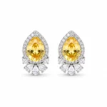 Rineva Sunlit Royale Teardrop Crystal Earrings