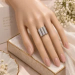 Rineva Triple Column Luxe Ring - Image 3