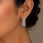 Emerald Fringe Elegance - Image 3