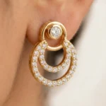 Golden Circlet Studs - Image 3