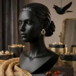 Golden Circlet Studs - Image 4