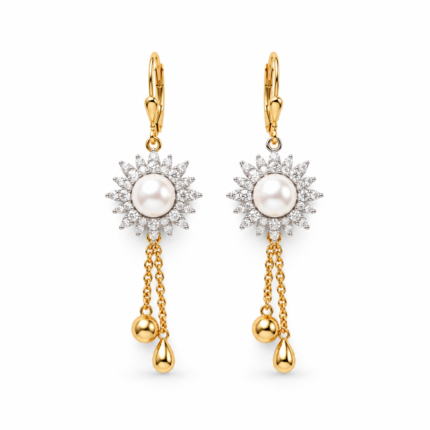Sunburst Pearl Dangles