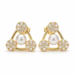 Trinity Pearl Studs