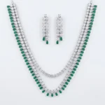 Emerald Fringe Elegance