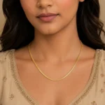 Golden Herringbone Chain - Image 2