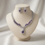 Amethyst Crown Jewelry Set - Image 4