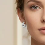 Diamond Pavé Classic Hoops - Image 2
