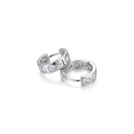 Diamond Pavé Classic Hoops