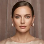 Diamond Pavé Hoop Earrings - Image 3