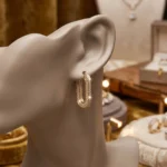 Diamond Pavé Hoops - Image 4