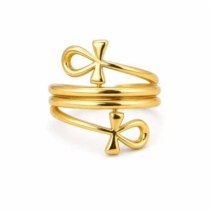 Dual Cross Faith Ring