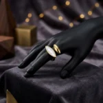 Dual Oval Stone Ring - Image 3