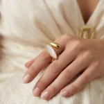 Dual Oval Stone Ring - Image 2