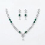 Emerald Lattice Jewelry Set