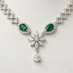 Emerald Lattice Jewelry Set - Image 3